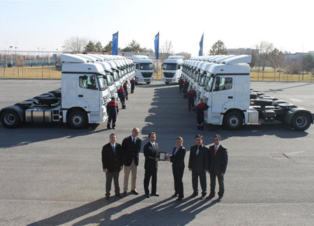 Kaçmazlar Lojistik A.Ş. 20 adet Mercedes Axor aldı